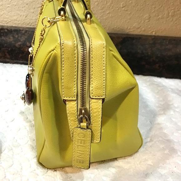 Celine Triomphe Leather 2 Way Boston Bag - Picture 3 of 12